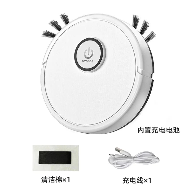 3-in-1 Intelligent Robot Vacuum Cleaner 6000Pa Strong Suction Sweep Mop Charge USB Laser Navigation Pet Hair Hard Floor 2026 New