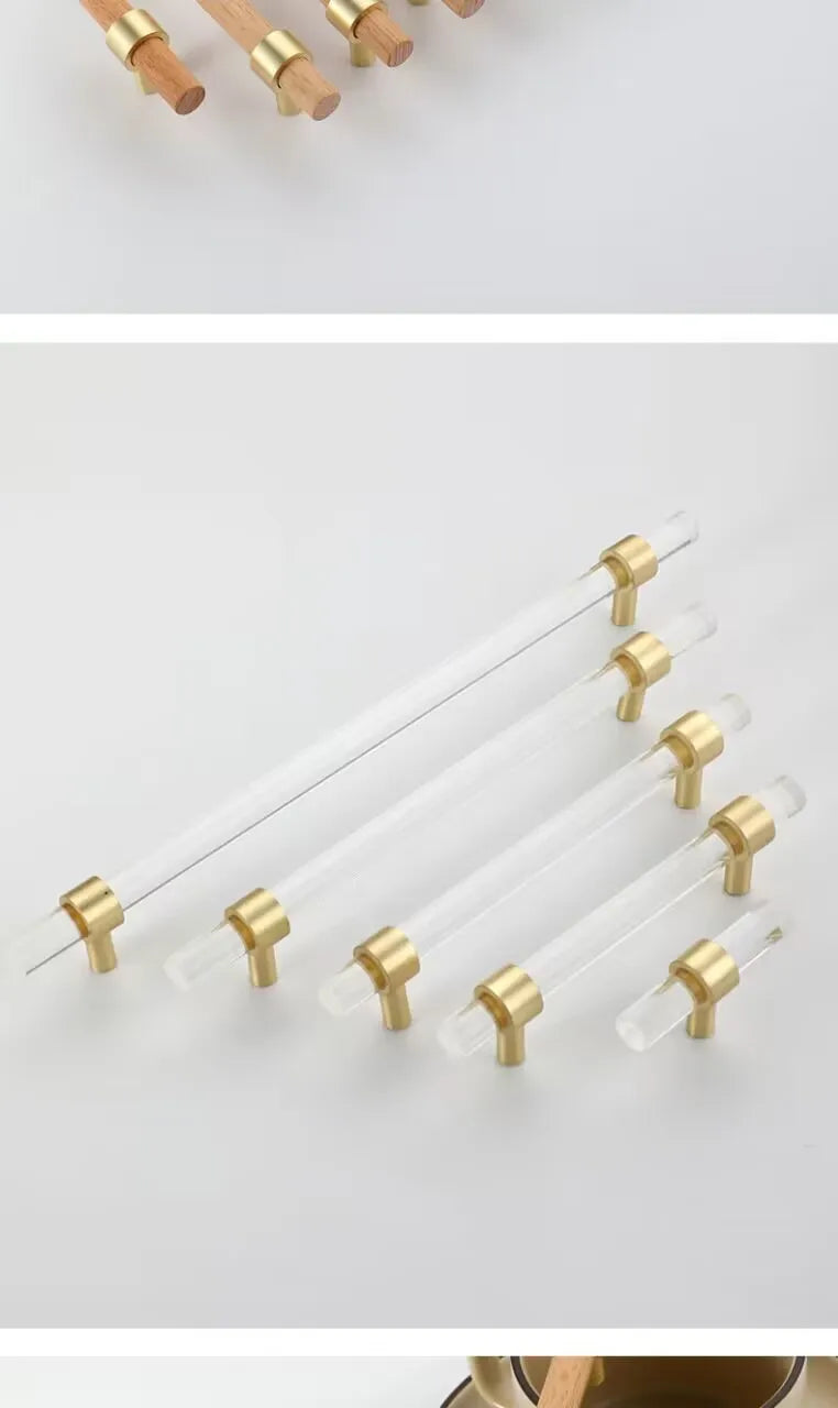 Drawer Handles & Acrylic Cabinet