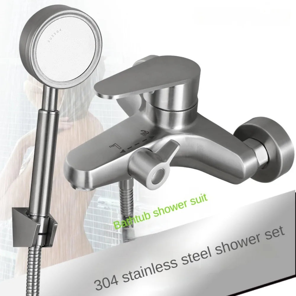 Bathtub Shower Faucet - Hot Cold Mixer System