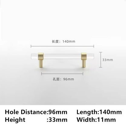 Drawer Handles & Acrylic Cabinet