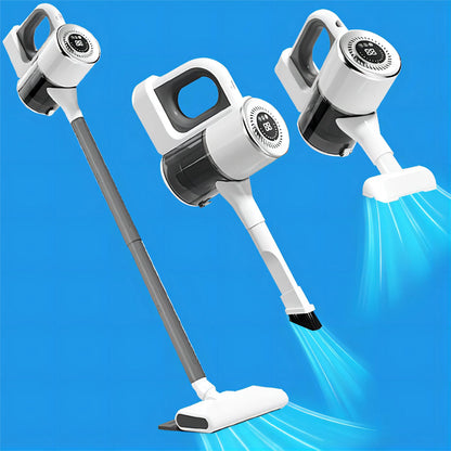 JKUOO Handheld Cordless Vacuum Cleaner, 18Kpa 55Mins Smart Stick Vac with Tangle-Resistant Design Hard Floor Carpets Pet Hair