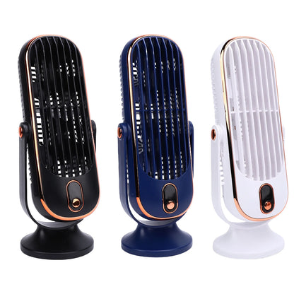 Desk Tower Fan 5 Speeds Brushless Motor USB Rechargeable Portable Desk Fan for Home  Kitchen Indoor Rechargeable Desk Fan