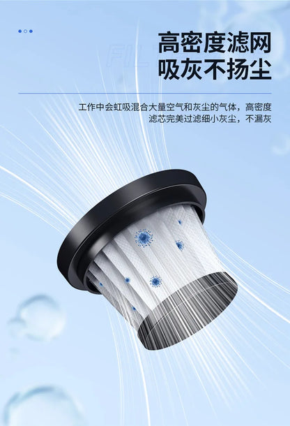Portable Cordless Handheld Vacuum Cleaner Powerful Suction Car Dust Buster for Quick Cleaning Auto Interior Detailing Tool