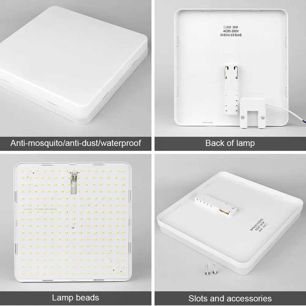 LED Ceiling Lamp 18-48W  Daylight Modern Home Lighting