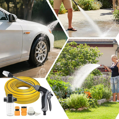 Washer High Pressure with 49ft Hose, Adjustable Spray