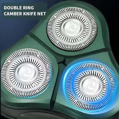 Electric Shaver-3 Head, USB Rechargeable Waterproof