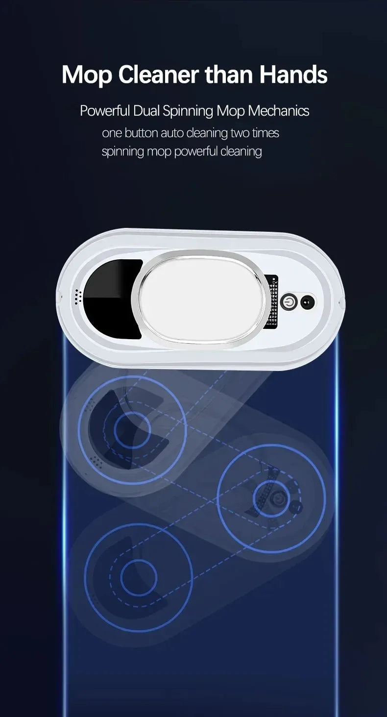 Window Cleaning Intelligent Robot Electric Glass Cleaner with Remote Control for Home High-Rise Balcony Windows window cleaner