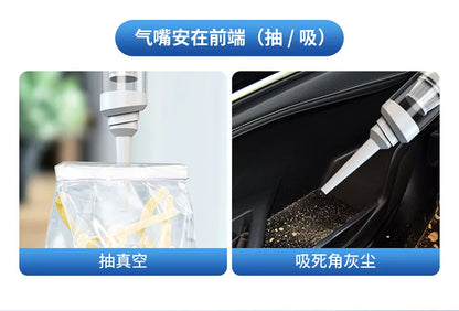Portable Cordless Handheld Vacuum Cleaner Powerful Suction Car Dust Buster for Quick Cleaning Auto Interior Detailing Tool