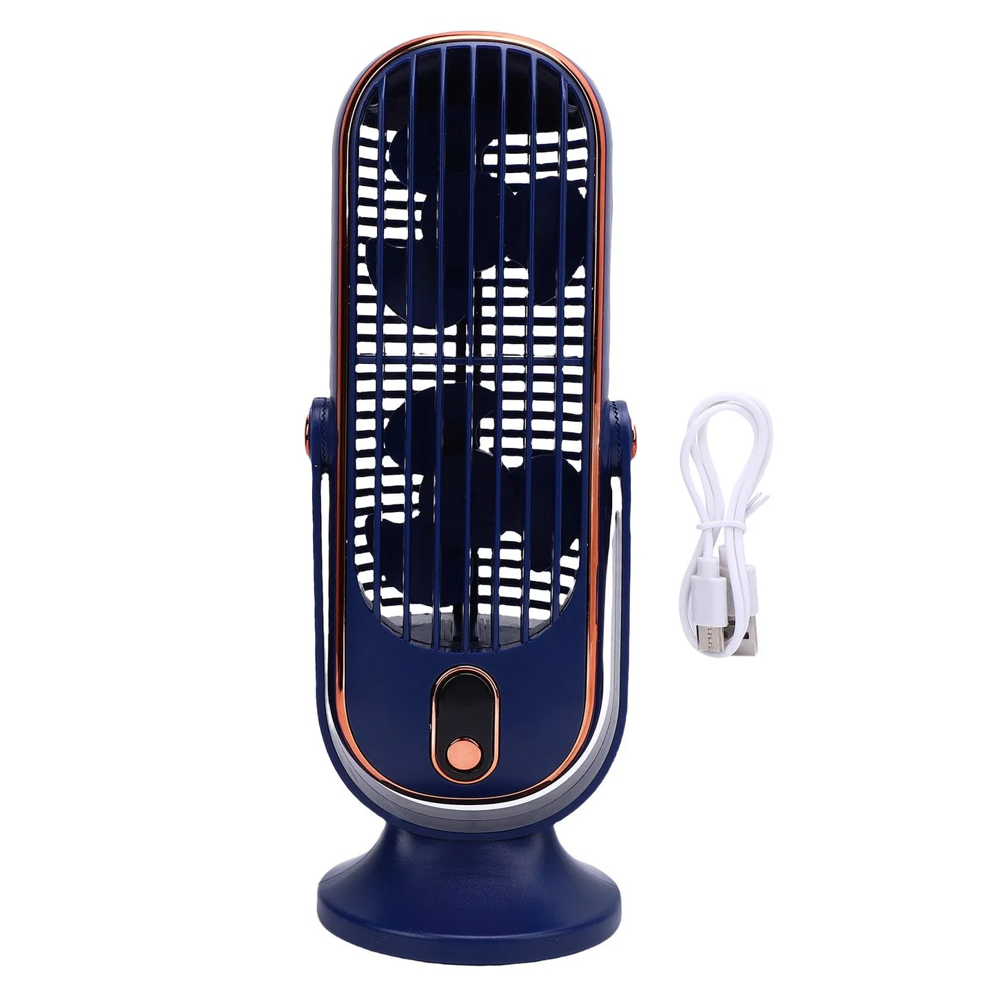 Desk Tower Fan 5 Speeds Brushless Motor USB Rechargeable Portable Desk Fan for Home  Kitchen Indoor Rechargeable Desk Fan