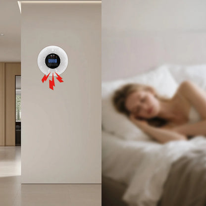 2 in 1 Smoke & CO Detector, LCD Display Home