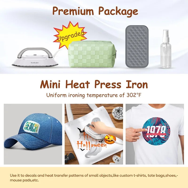 Portable Travel Iron-Ceramic, 300W