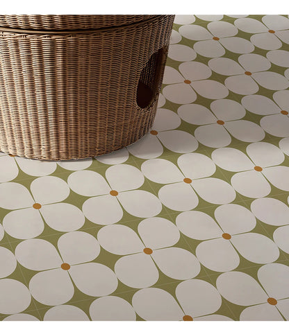 Peel and Stick Floor Tiles (6 pcs)- Waterproof Vinyl