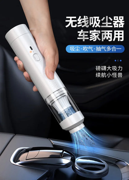 Portable Cordless Handheld Vacuum Cleaner Powerful Suction Car Dust Buster for Quick Cleaning Auto Interior Detailing Tool