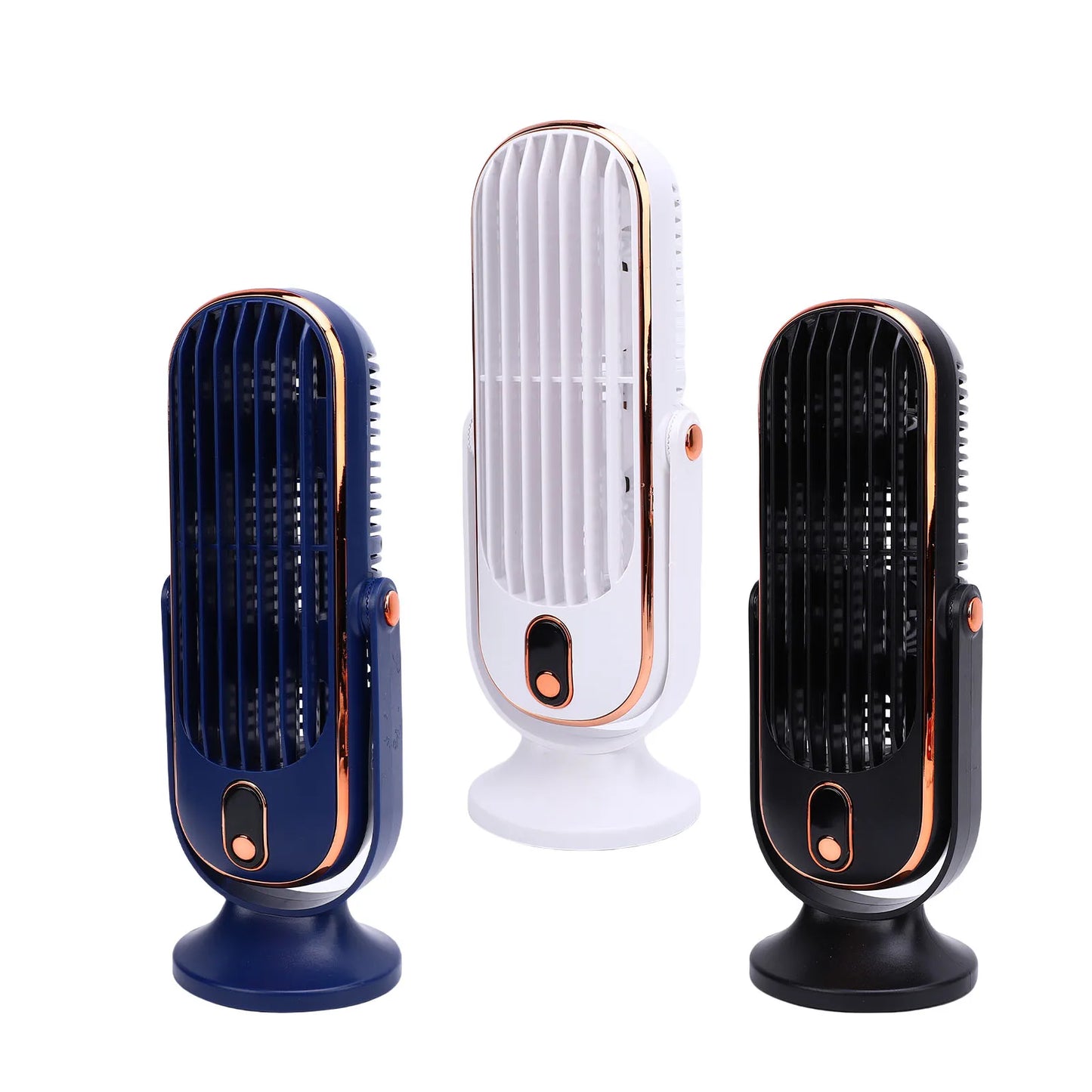 Desk Tower Fan 5 Speeds Brushless Motor USB Rechargeable Portable Desk Fan for Home  Kitchen Indoor Rechargeable Desk Fan
