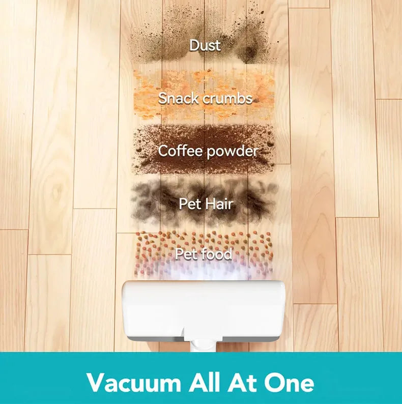 JKUOO Handheld Cordless Vacuum Cleaner, 18Kpa 55Mins Smart Stick Vac with Tangle-Resistant Design Hard Floor Carpets Pet Hair