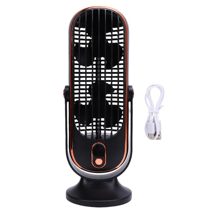 Desk Tower Fan 5 Speeds Brushless Motor USB Rechargeable Portable Desk Fan for Home  Kitchen Indoor Rechargeable Desk Fan