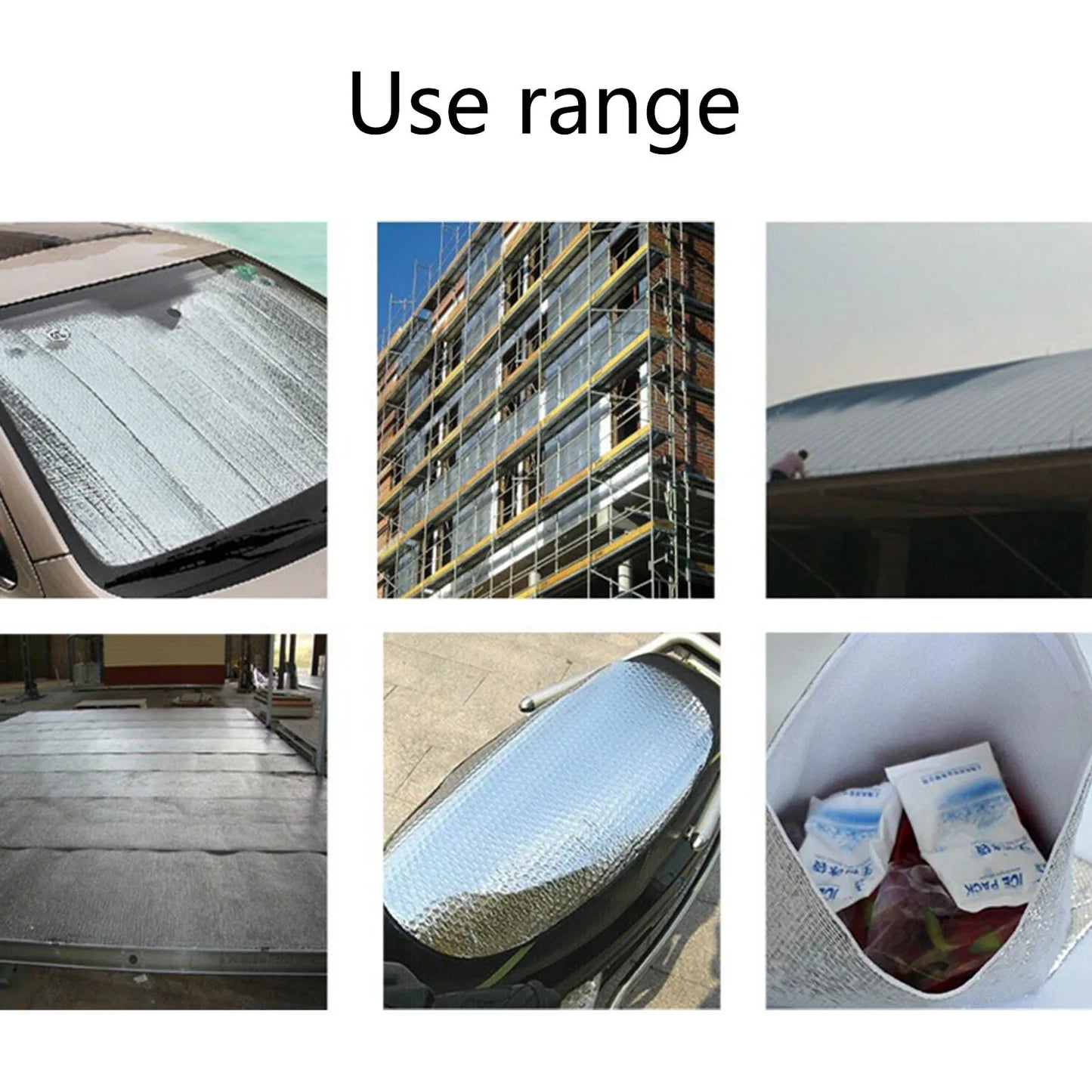 5m/10m Radiator Reflective Film Wall -Thermal Insulation Reflective Film -Aluminum Foil Roof