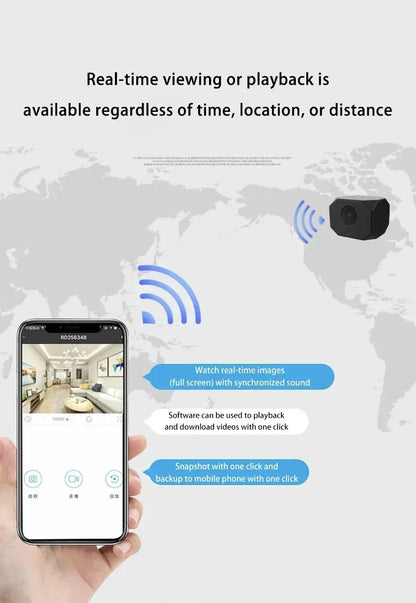 4K Mini Indoor Security Camera, WiFi