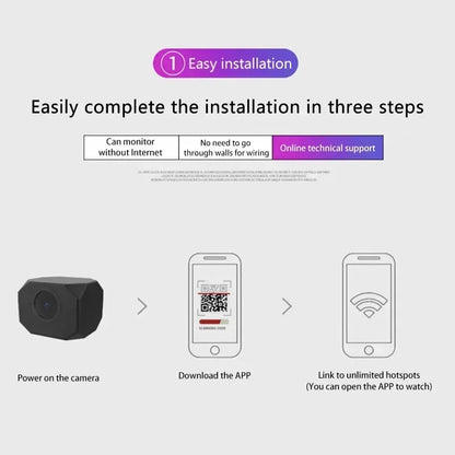 4K Mini Indoor Security Camera, WiFi