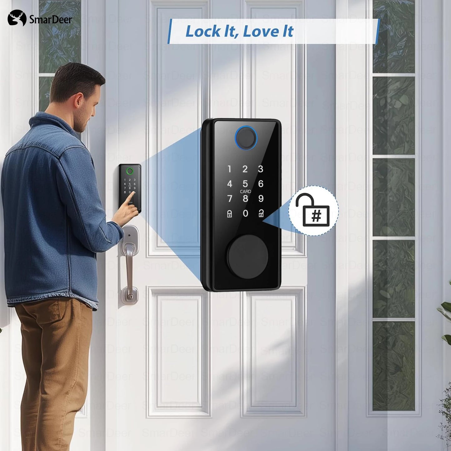 Smart Door Lock -  Fingerprint & Keypad, WiFi