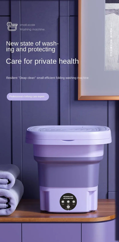 8L Mini Foldable Washing Machine Portable