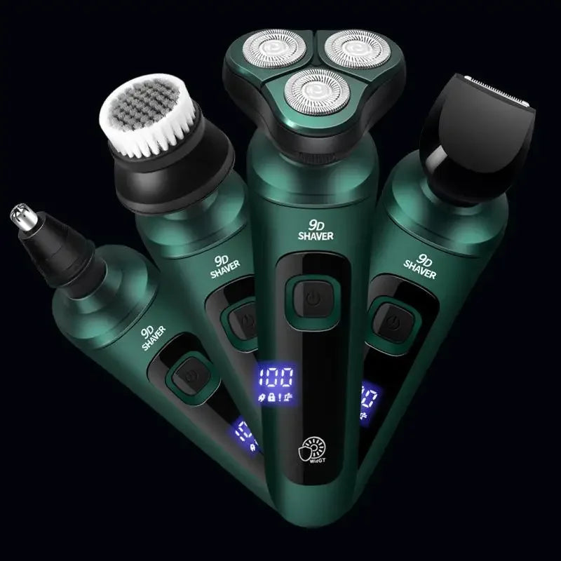 Electric Shaver-3 Head, USB Rechargeable Waterproof
