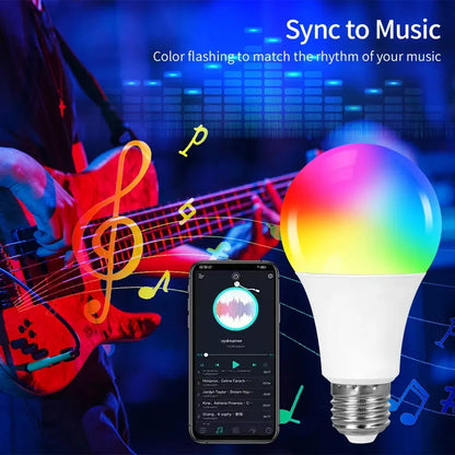 Smart Led Bulbs E27 Tuya Smart Life Bluetooth
