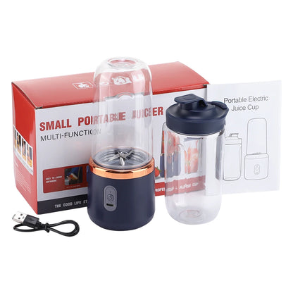 Multifunctional Electric Juicer 6 Blades Rechargeable Portable Fruit Juice Blender Lemon Orange Juicer Cup Machine For Kitchen