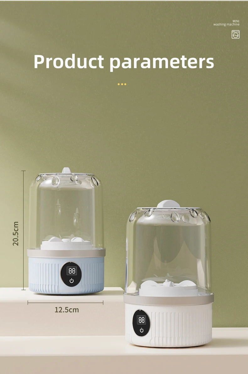 Mini Household Electric Washing Cup Underwear Socks Small Wireless Charging Washing Machine Pet clothes washing machine