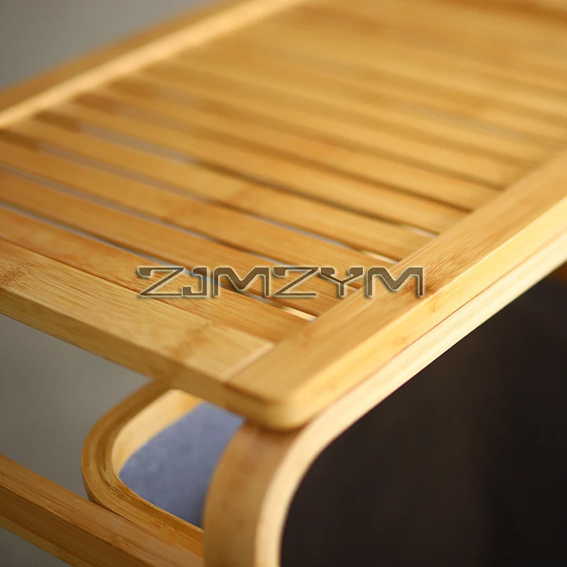 Bamboo Foldable Laundry Basket - MultiLayer 50cm x 32cm x 69,7 cm