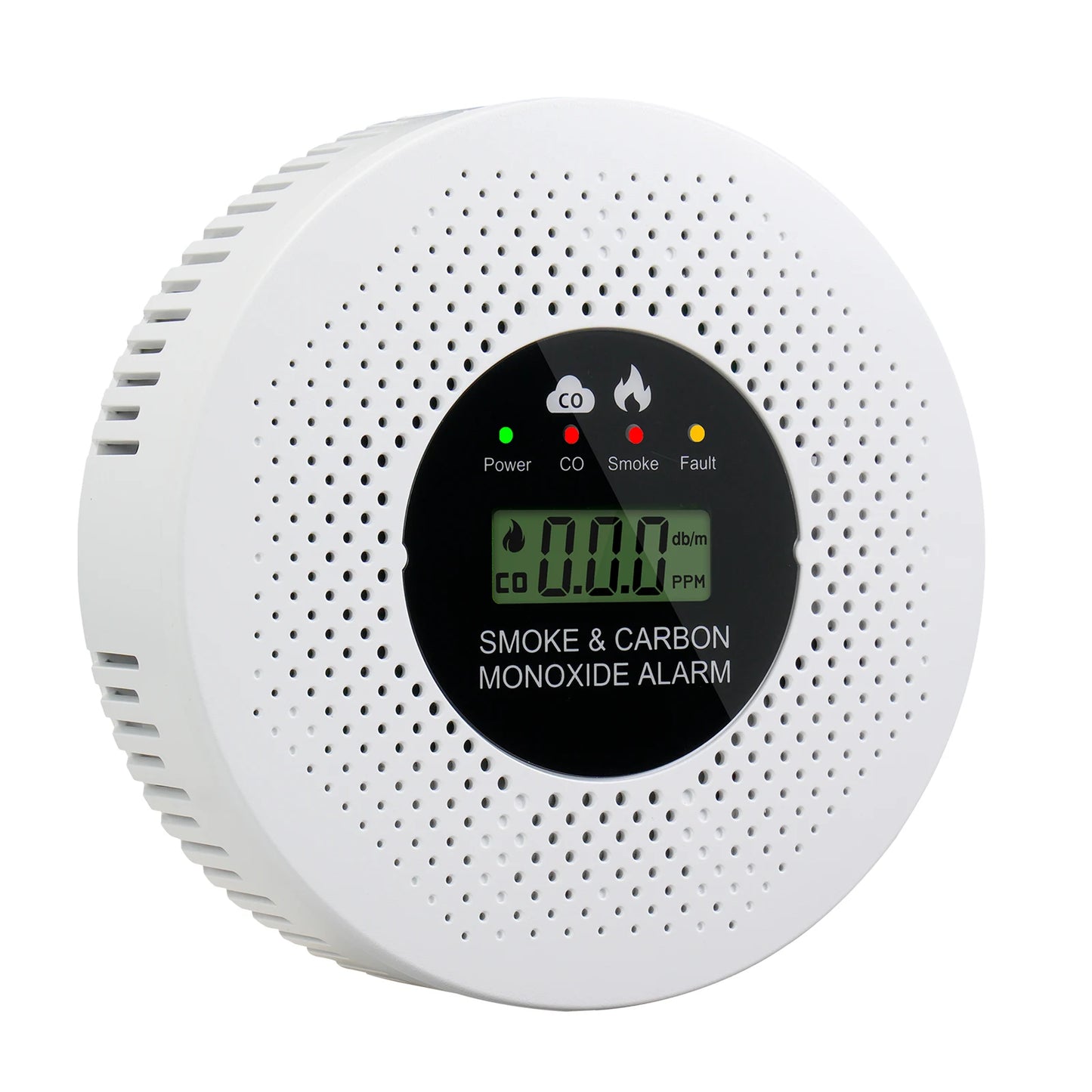 2 in 1 Smoke & CO Detector, LCD Display Home