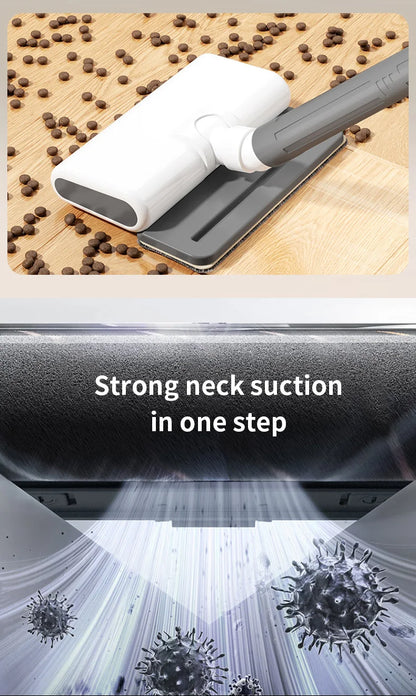 JKUOO Handheld Cordless Vacuum Cleaner, 18Kpa 55Mins Smart Stick Vac with Tangle-Resistant Design Hard Floor Carpets Pet Hair