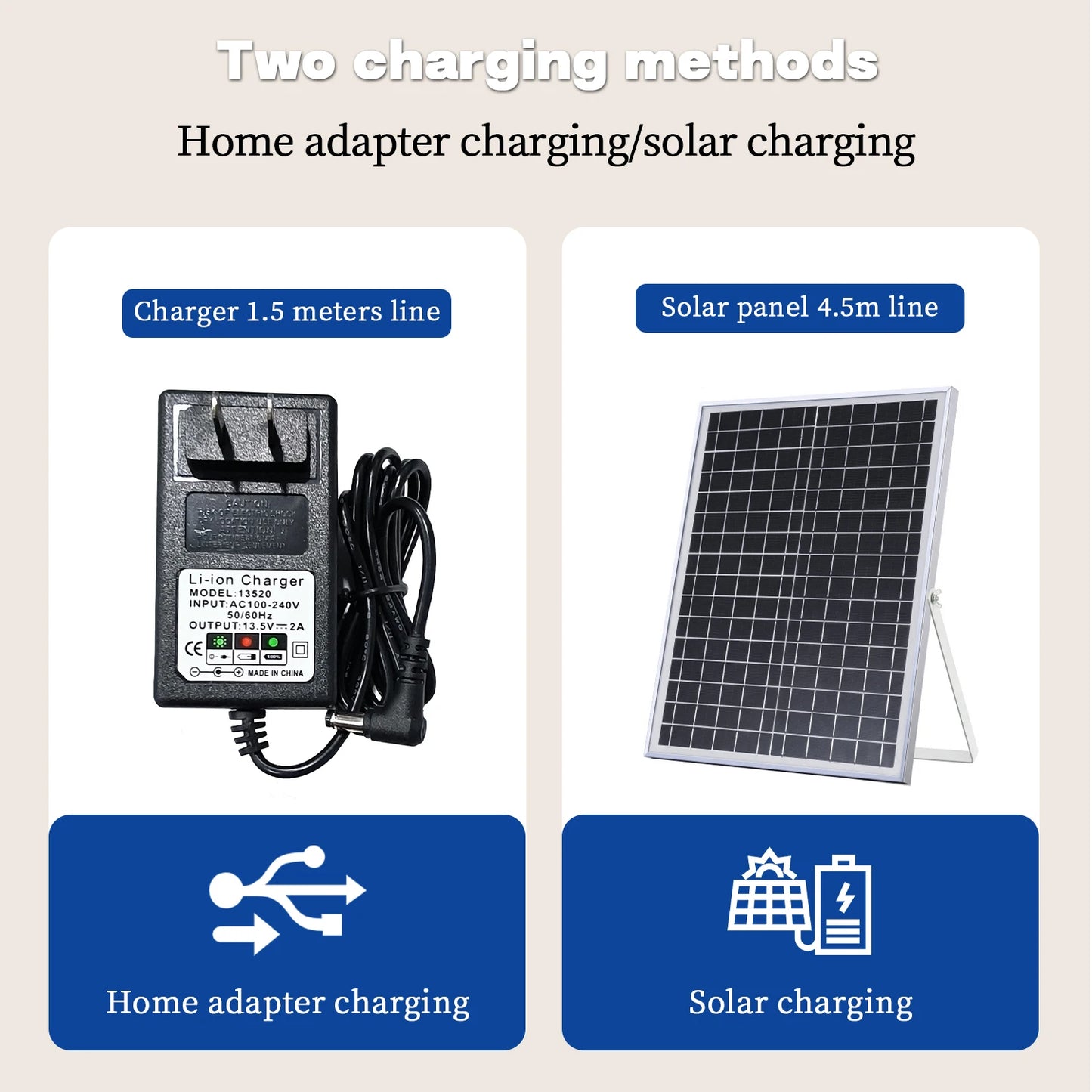 Solar Standing Fan 16 Inches Rechargeable Floor Fans Battery powered 15600mAh Electric Fan for home