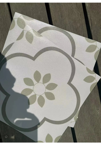 Peel and Stick Floor Tiles (6 pcs)- Waterproof Vinyl